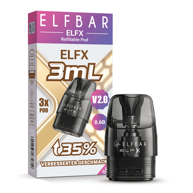 Elfbar ELFX V2 Ersatzpod 0,6 Ohm (3 ml)