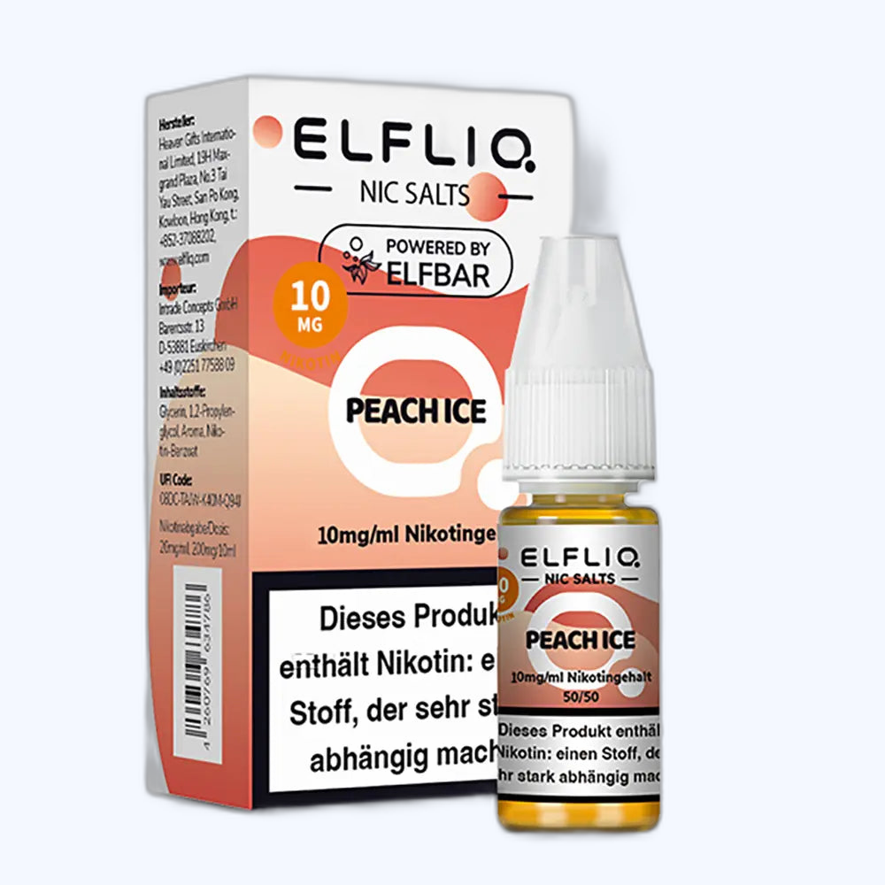 Liquid Peach Ice - Elfliq Nikotinsalz