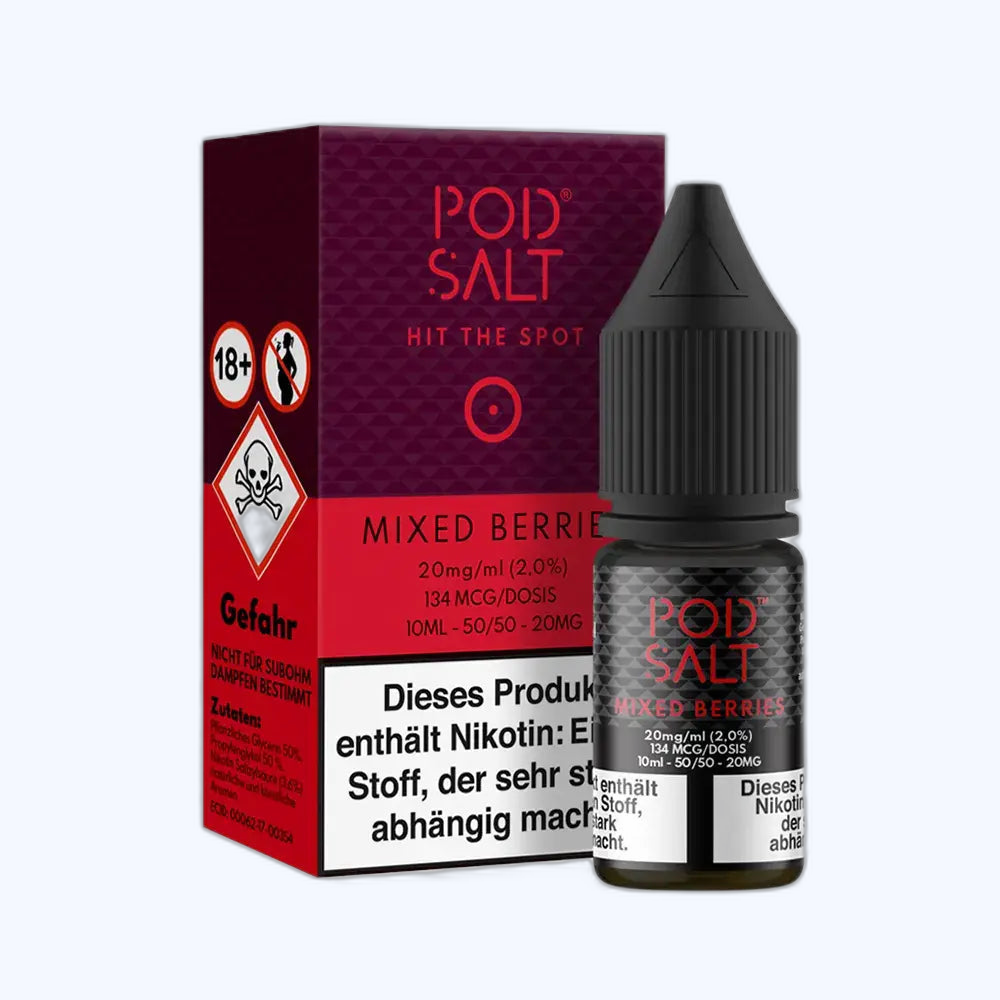 Liquid Mixed Berries - Pod Salt Core Nikotinsalz