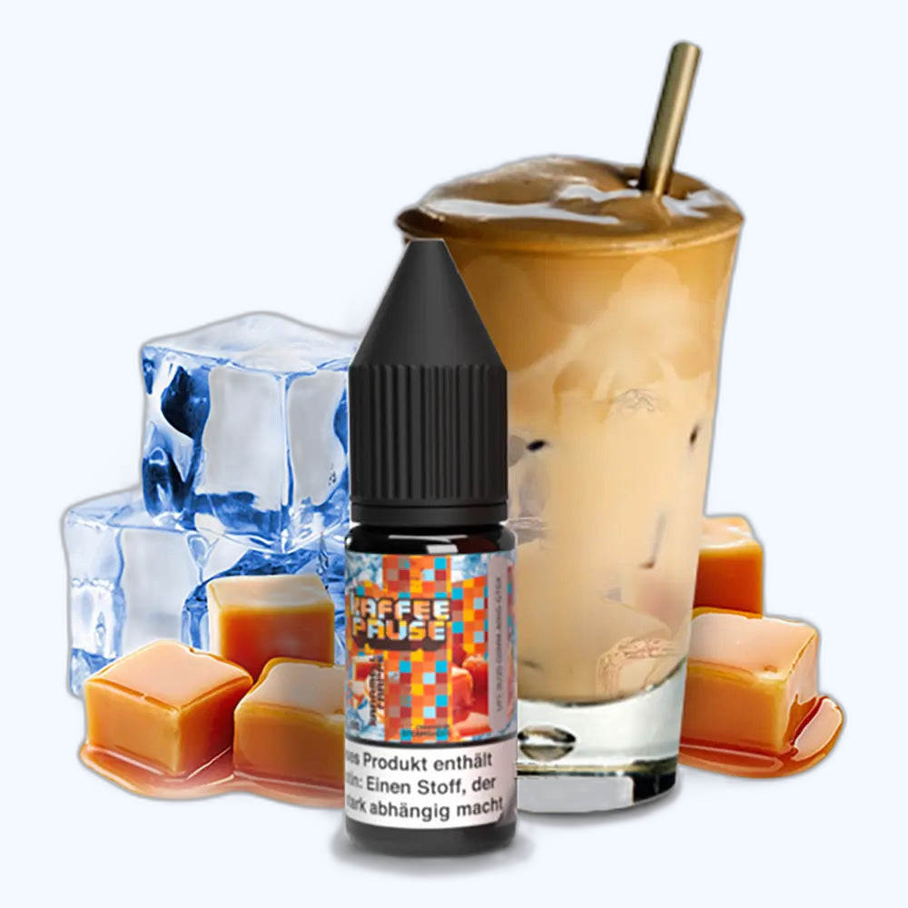 Liquid Karamell Frappe Ice - Kaffeepause by Steamshots Nikotinsalz 20mg