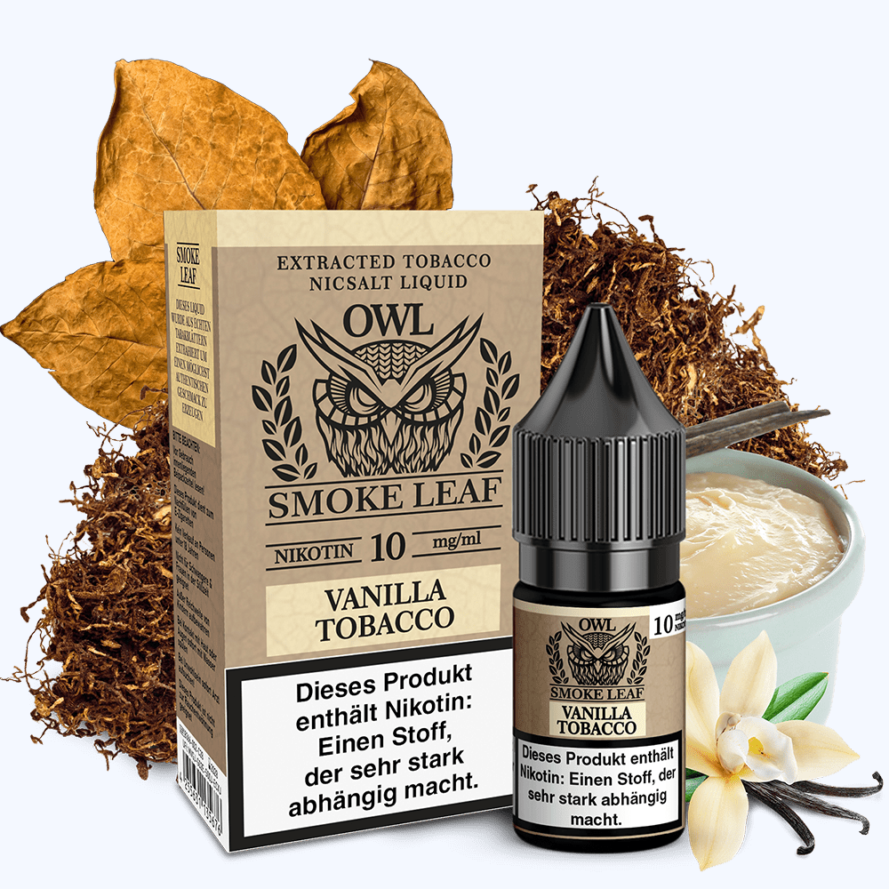 Liquid Vanilla Tobacco - OWL Smoke Leaf Nikotinsalz