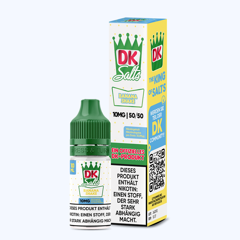 DK Salts Nikotinsalz Banana Shake 10ml