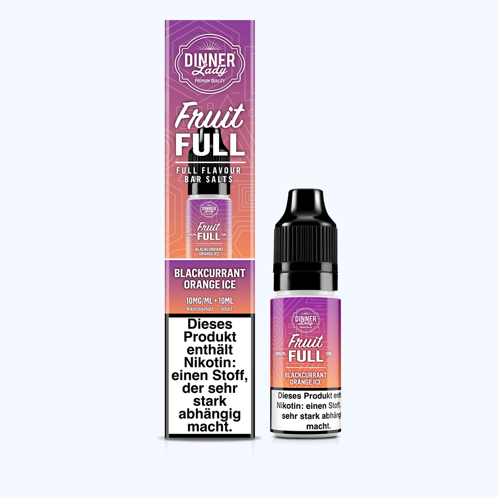 Liquid Blackcurrant Orange Ice - Dinner Lady Fruit Full Nikotinsalz