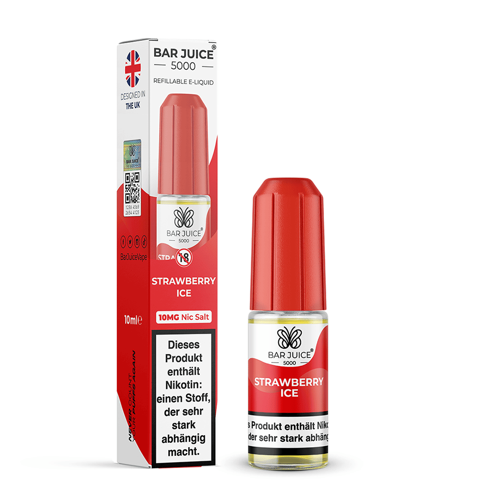 Bar Juice Nikotinsalz Strawberry Ice Liquid