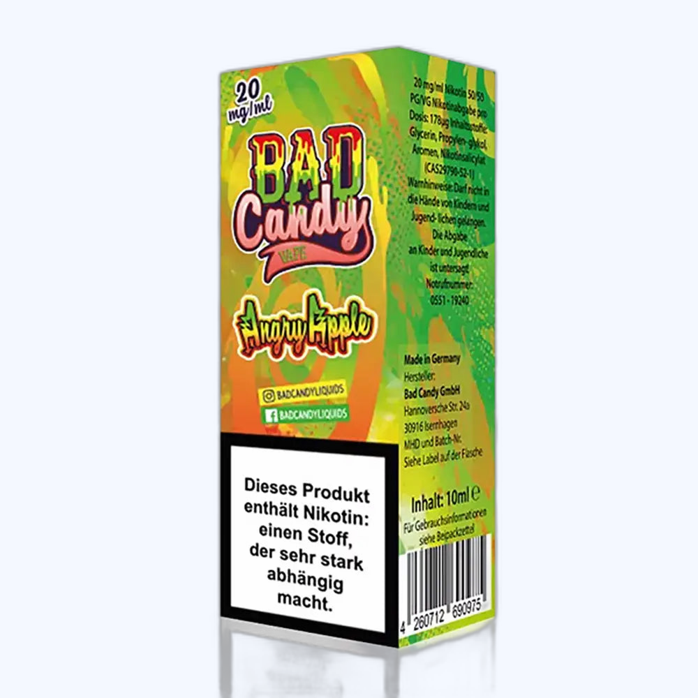 Liquid Angry Apple - Bad Candy Nikotinsalz