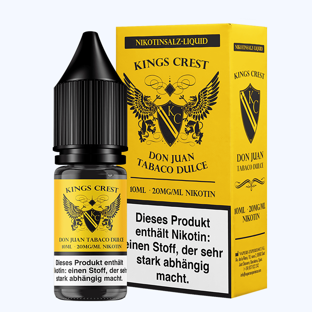 Kings Crest Nikotinsalz - Don Juan Tobaco Dulce - 10ml Liquid