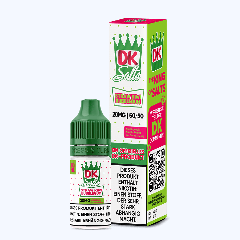 DK Salts Nikotinsalz Straw Kiwi Bubblegum 10ml