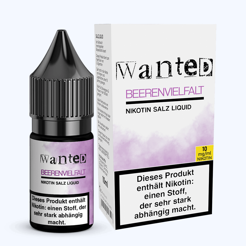 Wanted Overdosed Beerenvielfalt Nikotinsalz-Liquid 10 ml