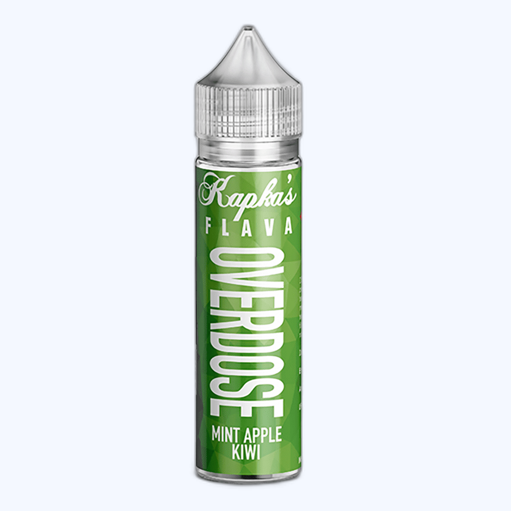 Kapka`s Aroma Longfill - Mint Apple Kiwi Overdose - 6ml Aroma in 60ml Flasche