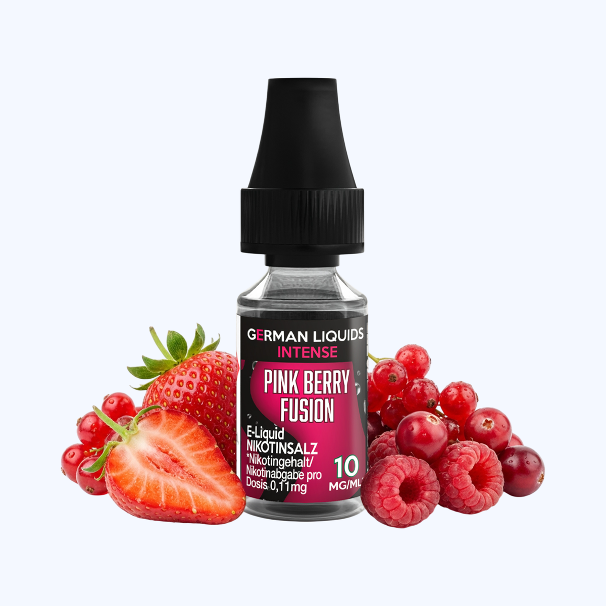 German Liquids Intense - Pink Berry Fusion - Nikotinsalz Liquid