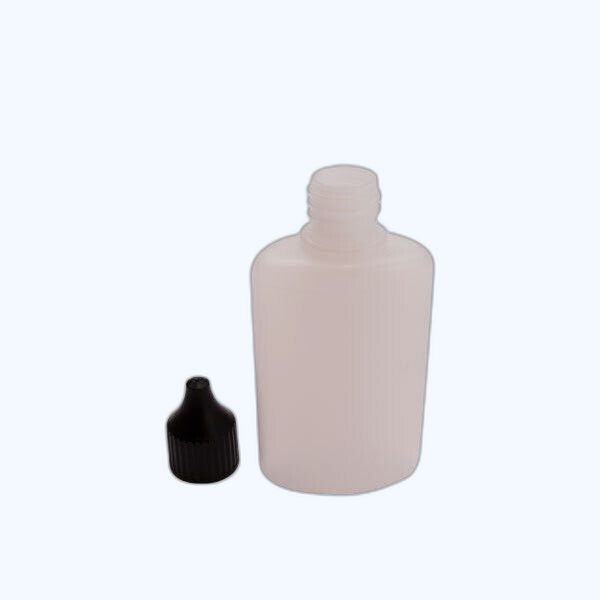 HDPE Leerflasche OVAL Klar