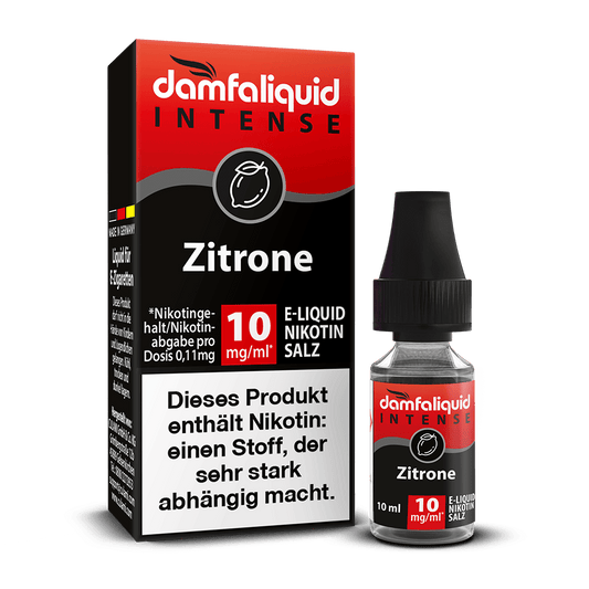 damfaliquid Nikotinsalz Zitrone INTENSE