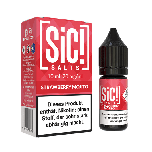 SIC Nikotinsalz Liquid - Strawberry Mojito - 20mg