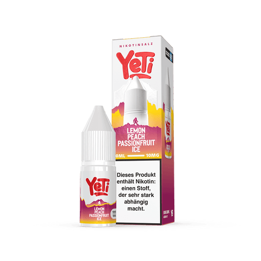 Yeti Summit Nikotinsalz - Lemon Peach Passionsfruit Ice - Overdosed