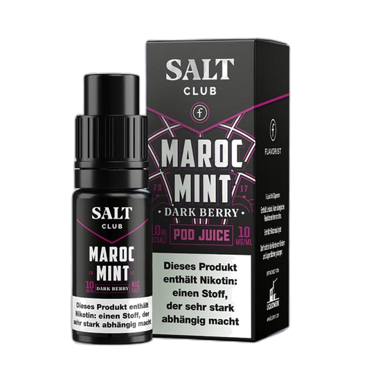 Liquid Maroc Mint Dark Berry - Flavorist Salt Club Nikotinsalz 20mg