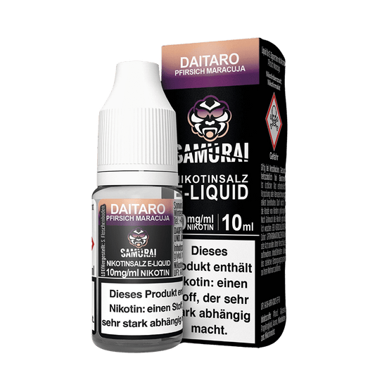 Liquid Daitaro Pfirsich Maracuja - Samurai Nikotinsalz