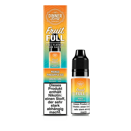 Liquid Mango Pineapple Ice - Dinner Lady Fruit Full Nikotinsalz