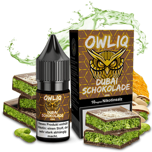 Liquid Dubai Schokolade OWLIQ Nikotinsalz
