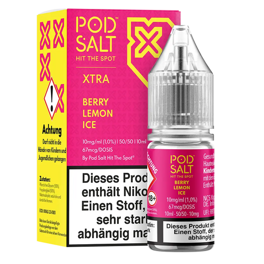Liquid Berry Lemon Ice - Pod Salt Xtra Nikotinsalz