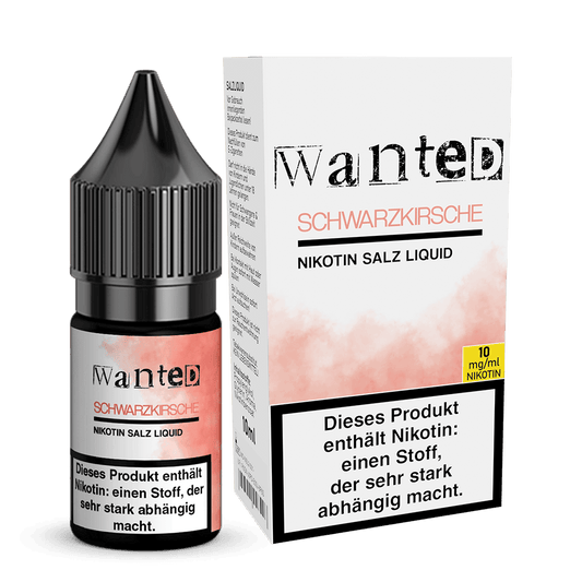 Wanted Overdosed Schwarzkirsche Nikotinsalz-Liquid 10 ml