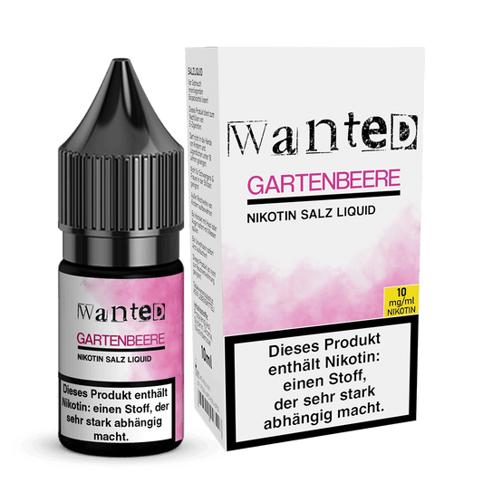 Wanted Overdosed Gartenbeere Nikotinsalz-Liquid 10 ml
