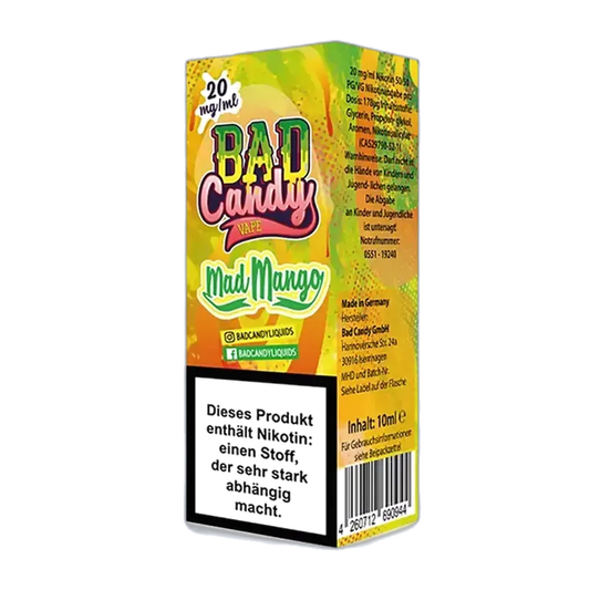 Liquid Mad Mango - Bad Candy Nikotinsalz 20mg