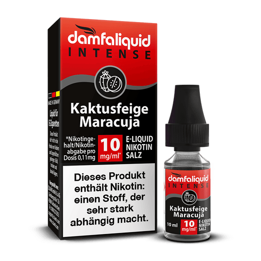 damfaliquid Nikotinsalz Kaktusfeige Maracuja INTENSE