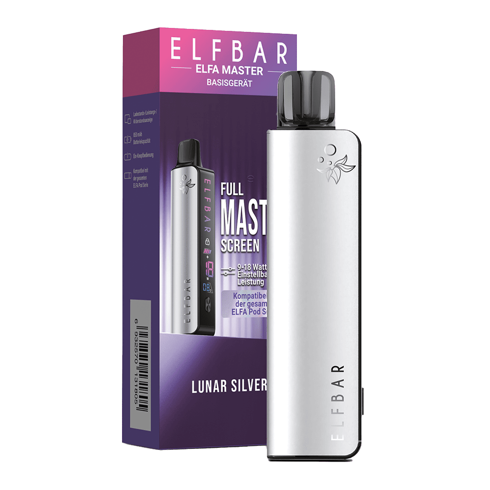ELFBAR ELFA MASTER Pod Kit Lunar Silver