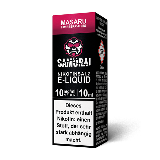 Liquid Masaru Himbeer Cassis - Samurai Nikotinsalz