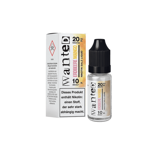 Liquid Erdbeere Mango - Wanted Overdosed Nikotinsalz