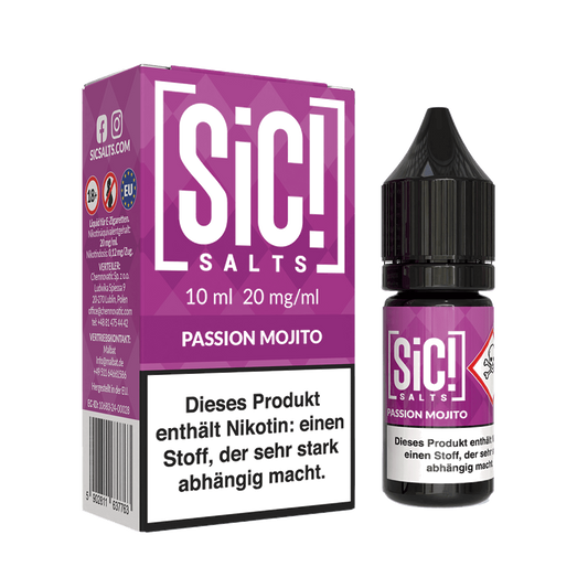SIC Nikotinsalz Liquid - Passion Mojito - 20mg