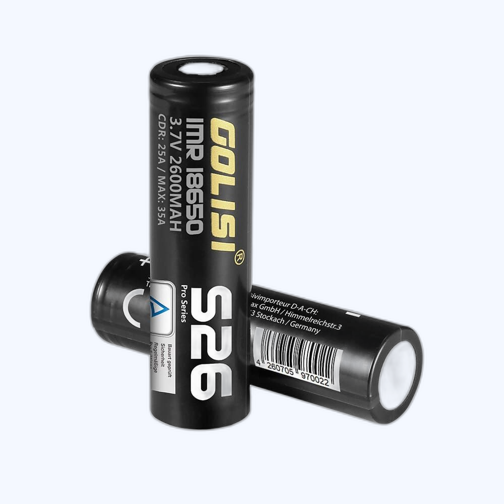 Golisi S26 Akku 18650 2600mAh/25A Default Title