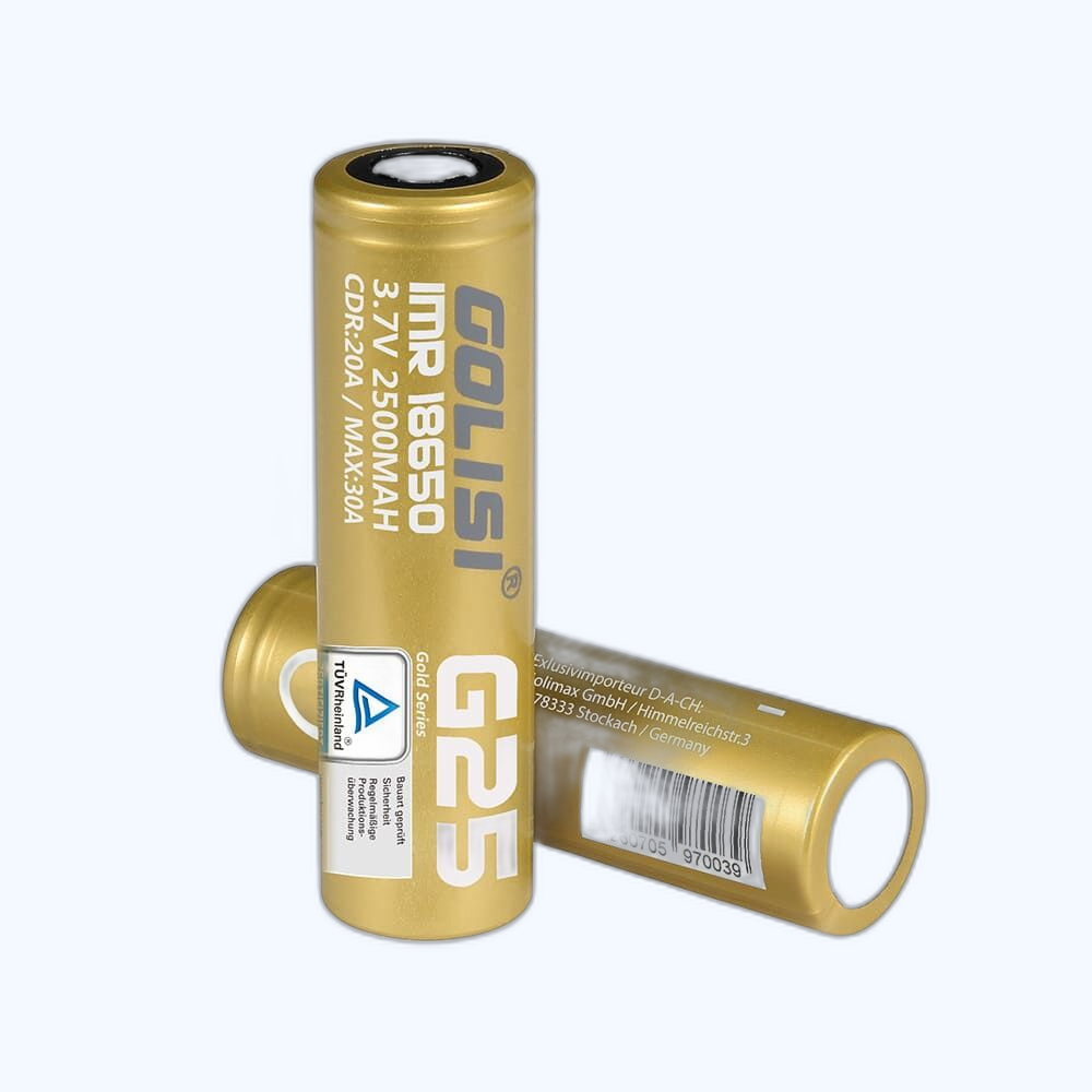 Golisi G25 Akku 18650 2500mAh/20A Default Title