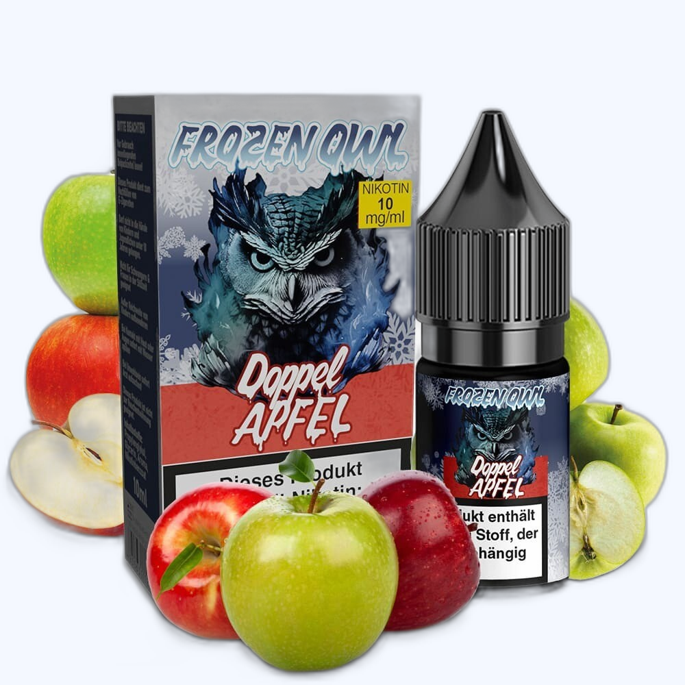 Liquid Doppelapfel - Frozen OWL Nikotinsalz