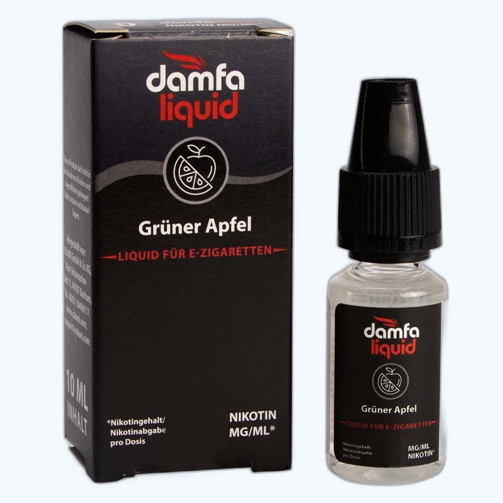 damfaliquid Grüner Apfel V2 10ml 
