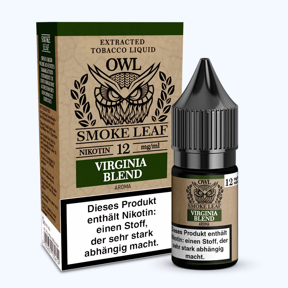 OWL Smoke Leaf Liquid - Virginia Blend Tobacco - 12mg