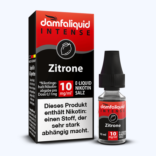 damfaliquid Nikotinsalz Zitrone INTENSE