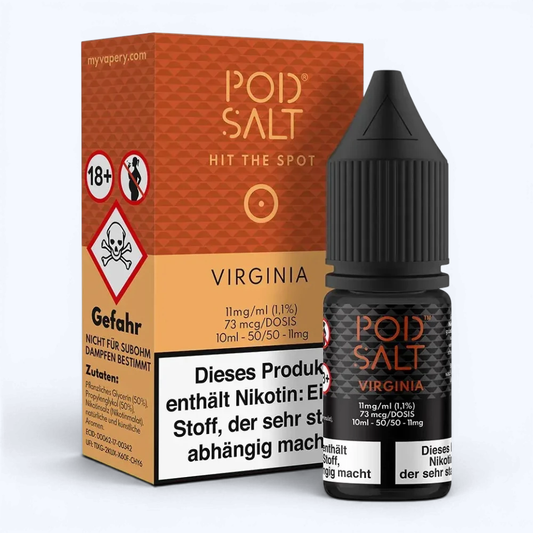 Liquid Virginia (Gold) - Pod Salt Core Nikotinsalz