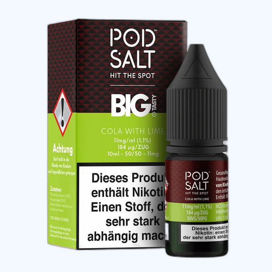 Liquid Cola with Lime - Pod Salt Fusion Nikotinsalz