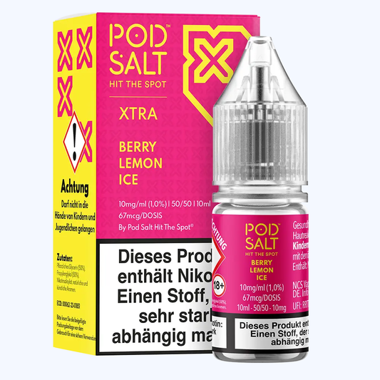 Liquid Berry Lemon Ice - Pod Salt Xtra Nikotinsalz
