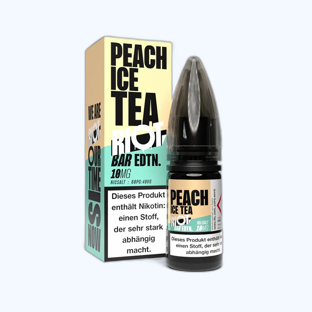 Liquid Peach Ice Tea - RIOT BAR EDTN Nikotinsalz