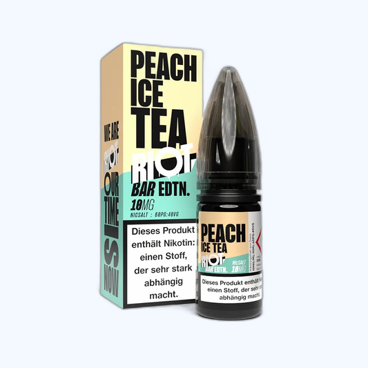 Liquid Peach Ice Tea - RIOT BAR EDTN Nikotinsalz