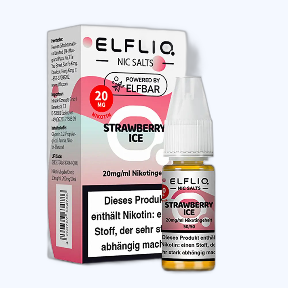 Liquid Strawberry Ice - Elfliq Nikotinsalz