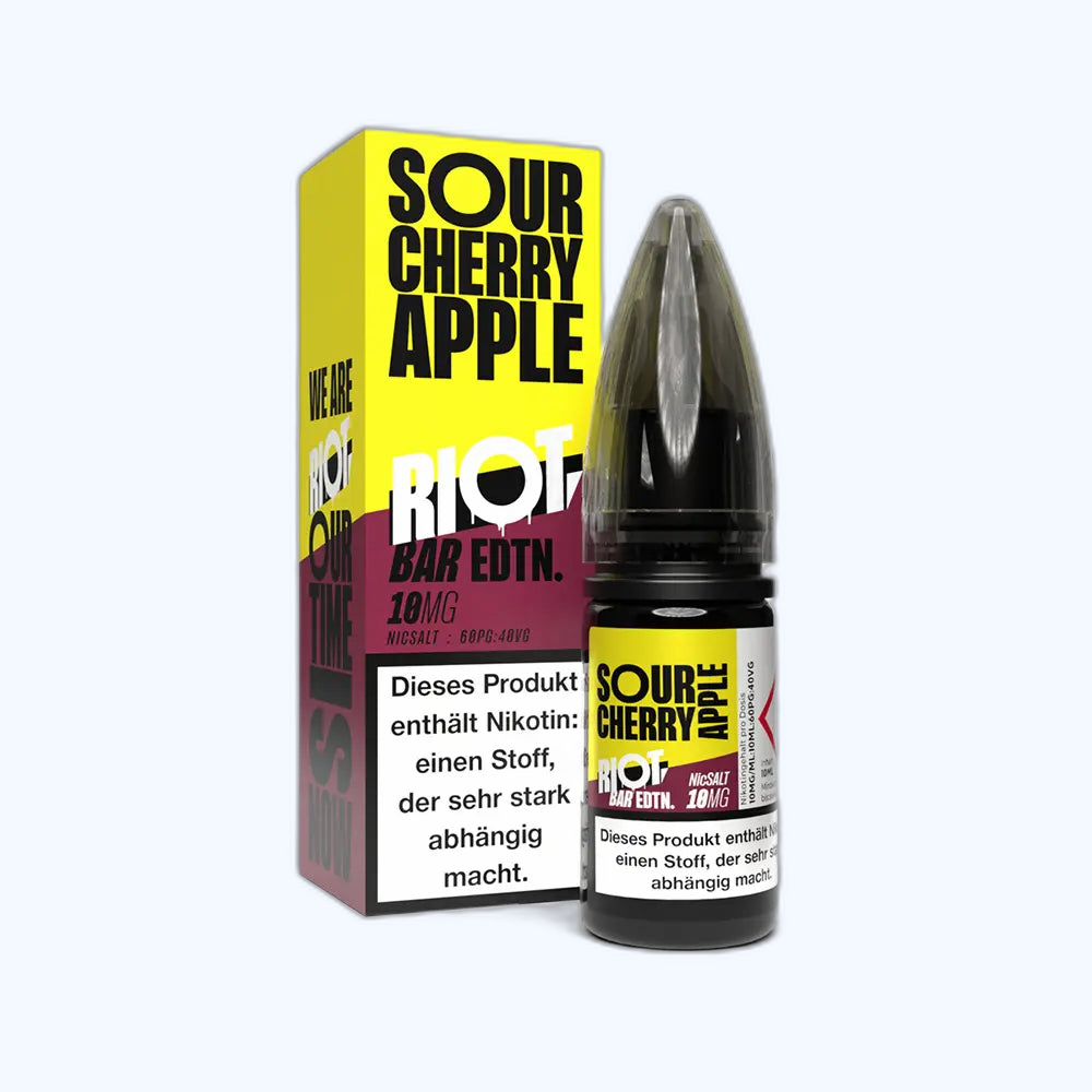 Liquid Sour Cherry Apple - RIOT BAR EDTN Nikotinsalz