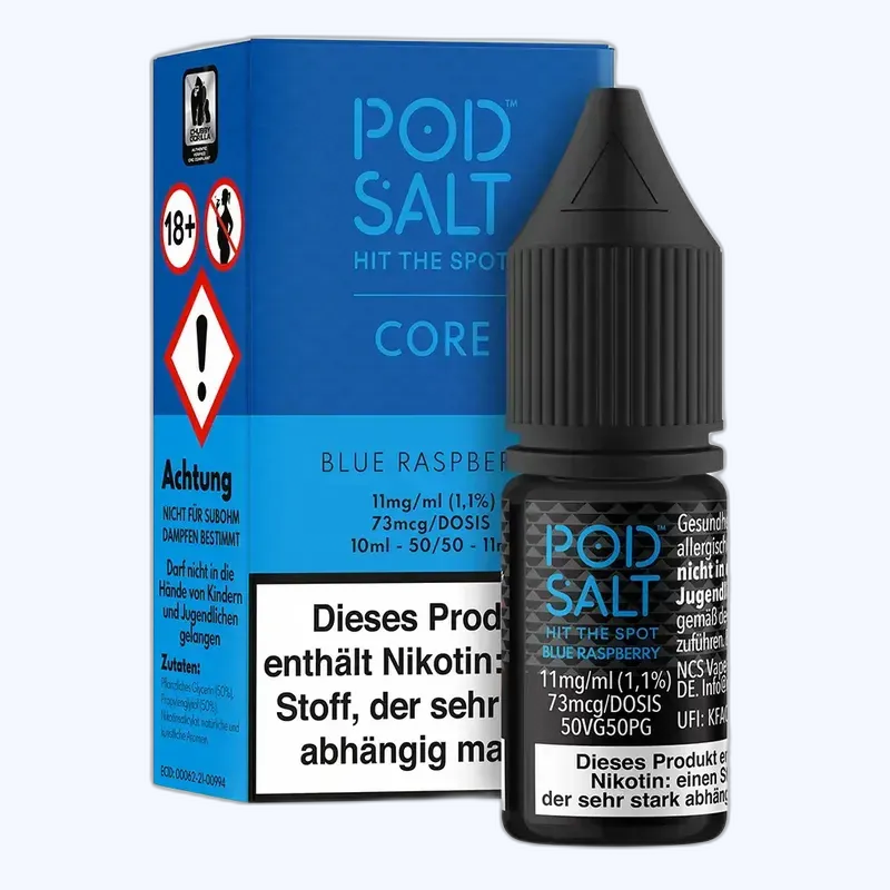 Liquid Blue Raspberry - Pod Salt Core Nikotinsalz