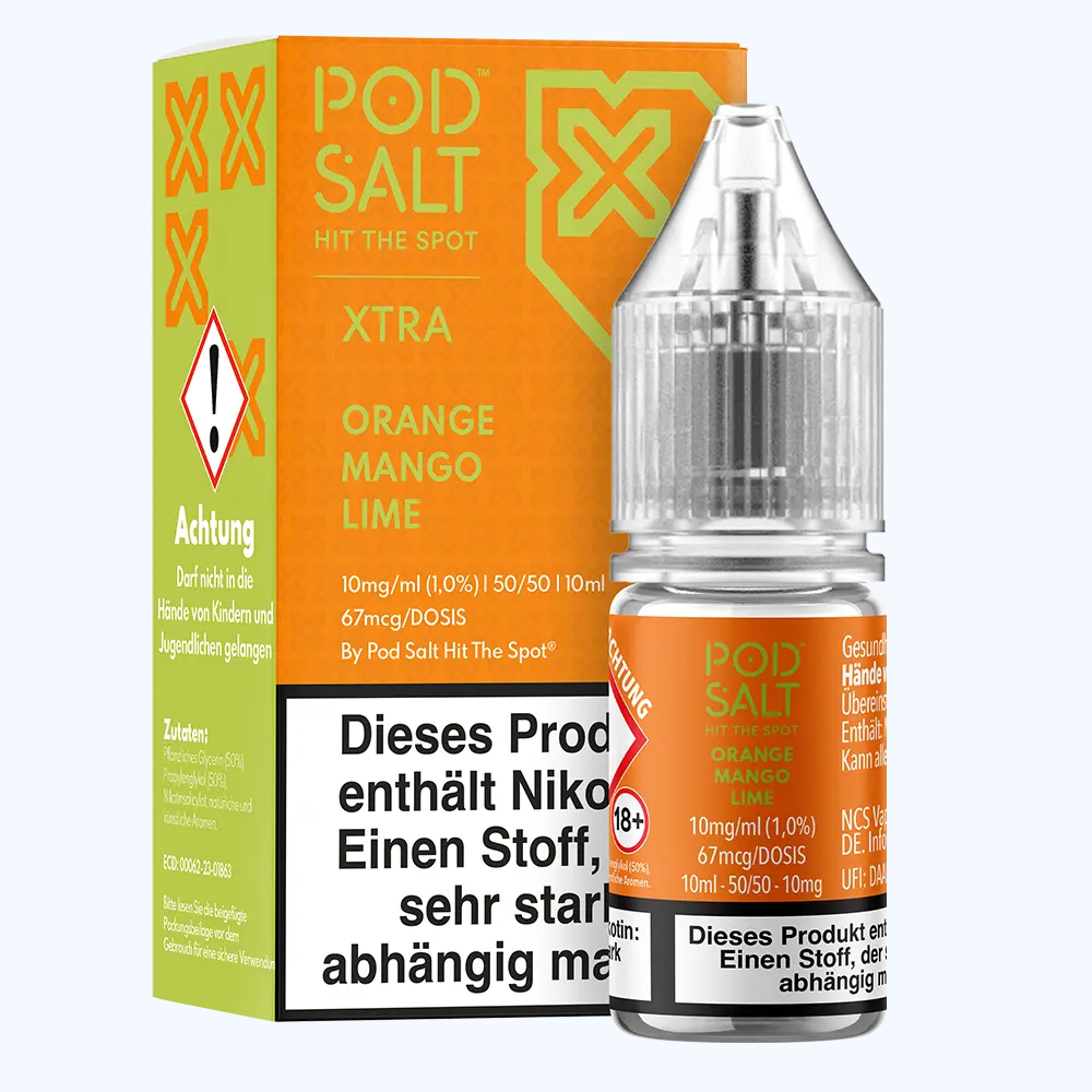 Liquid Orange Mango Lime - Pod Salt Xtra Nikotinsalz