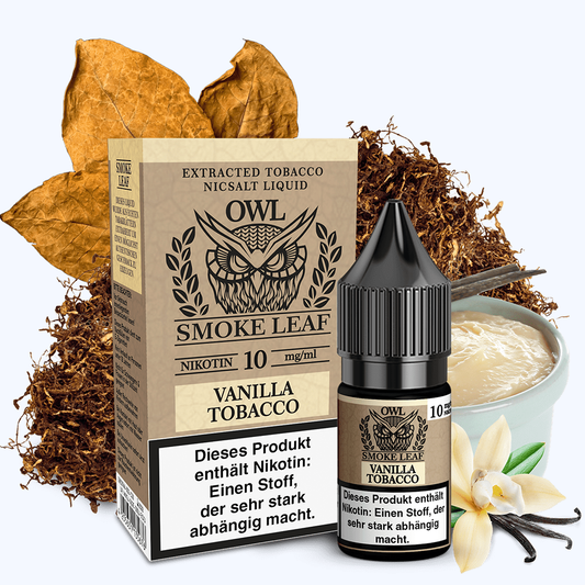Liquid Vanilla Tobacco - OWL Smoke Leaf Nikotinsalz