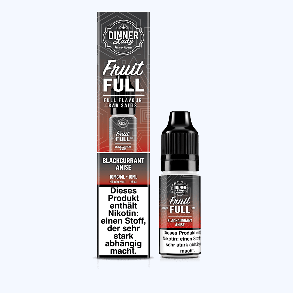 Liquid Blackcurrant Anise - Dinner Lady Fruit Full Nikotinsalz