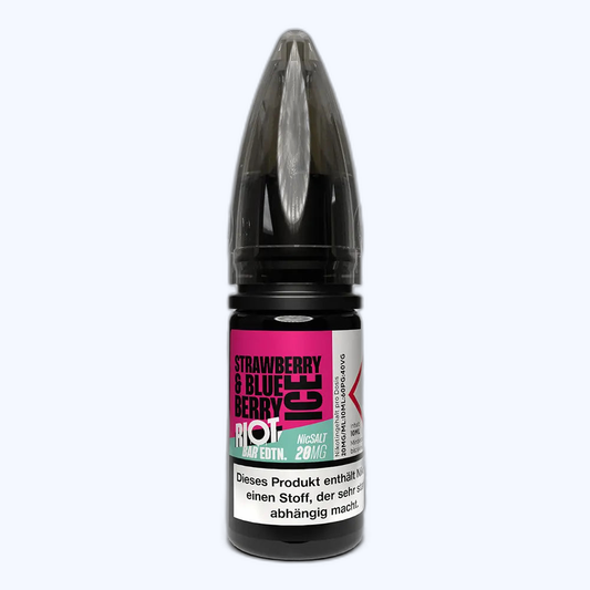 Liquid Strawberry Blueberry Ice - RIOT BAR EDTN Nikotinsalz 20mg