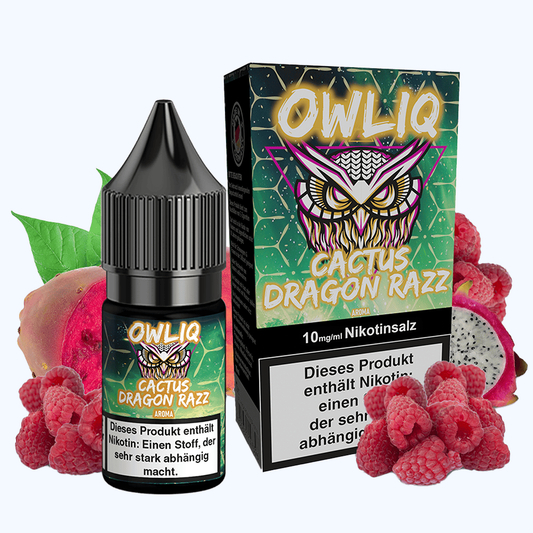 Liquid Cactus Dragon Razz - OWLIQ Nikotinsalz